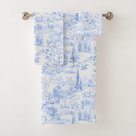 PixDezines Paysage Chinoiserie, Bleu Clair (En situation)