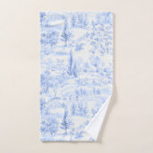 PixDezines Paysage Chinoiserie, Bleu Clair (Serviette à main)