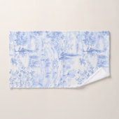 PixDezines Paysage Chinoiserie, Bleu Clair (Serviette à main)