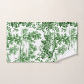PixDezines Paysage Chinoiserie, Vert Forêt (Serviette à main)