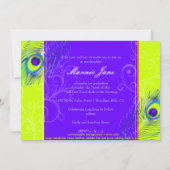 PixDezines Peacock, 2013 Afstuderen/dij achtergron Kaart (Achterkant)