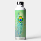 PixDezines Peacock Feather Waterfles (Links)