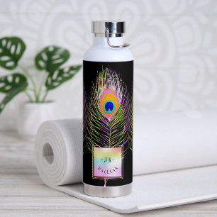 PixDezines Peacock Feather Waterfles