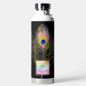 PixDezines Peacock Feather Waterfles (Links)