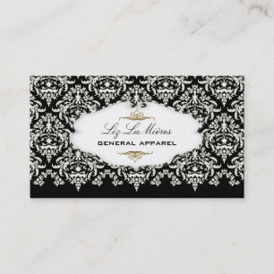 PixDezines Pearl Céline Damask/DIY kleur Visitekaartje