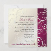 PixDezines Pearly Swirls Kaart (Achterkant)