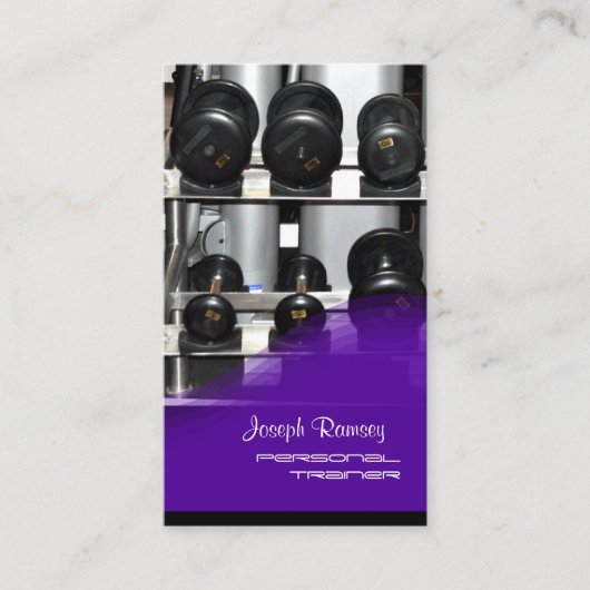 PixDezines Personal Trainer Visitekaartje (Voorkant)