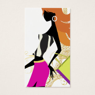 PixDezines persoonlijke shopper/diy achtergrond kl Visitekaartjes