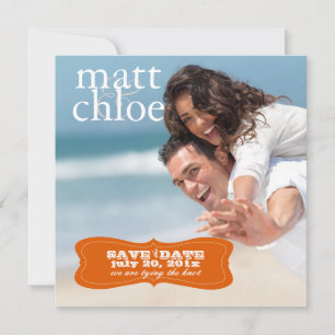 PixDezines Photo Save Date, DIY custom color The Date