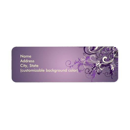 PixDezines Plum Vanilla Swirls Etiket (Voorkant)