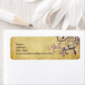 PixDezines  Plum Vanilla Swirls Etiket (Insitu)