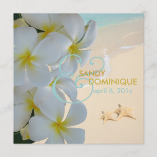 PixDezines Plumeria Lei/strand/stervistropisch Kaart