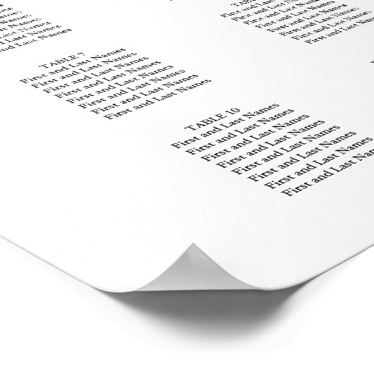 PixDezines Police de calligraphie moderne, Tableau (Coin)