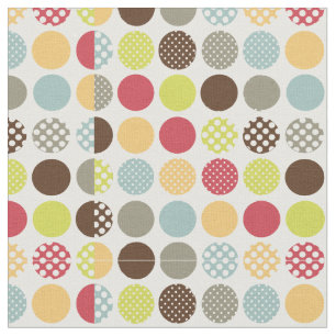 PixDezines polka dots/diy achtergrondkleur Stof