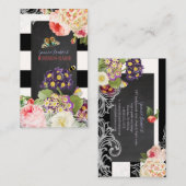 PixDezines  primrose, pinda's Visitekaartje (Voorkant / Achterkant)