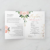 PixDezines Programme de baptême Rose de l'aquarell (Intérieur)