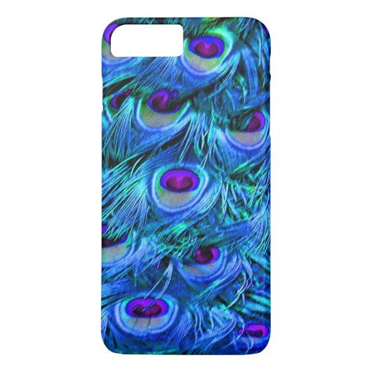 PixDezines Psychedelic Peacock Case-Mate iPhone Case (Achterkant)