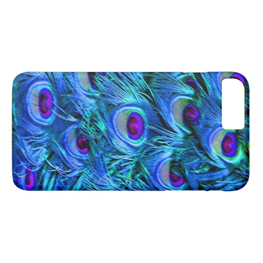 PixDezines Psychedelic Peacock Case-Mate iPhone Case (Achterkant (Horizontaal))