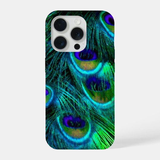 PixDezines Psychedelic Peacock iPhone Hoesje (Achterkant)