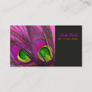 PixDezines Psychedelische Pauw, Personaliseer het! Visitekaartje