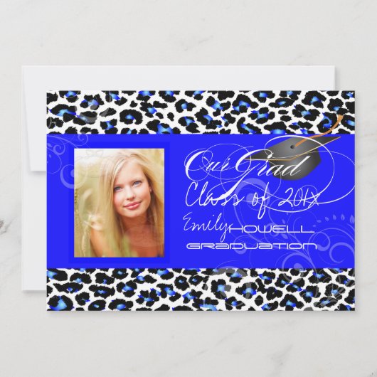 PixDezines pyschedelische cheeta 2013 afstuderen Kaart (Voorkant)