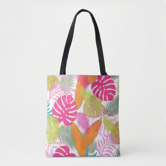 PixDezines Rainforest Foliage/DIY achtergrond Tote Bag (Voorkant)