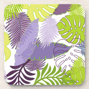 PixDezines regenwoud/DIY achtergrondkleur Onderzetter