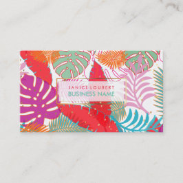 PixDezines regenwoud/DIY achtergrondkleur Visitekaartje