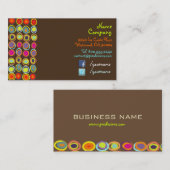 PixDezines Retro Design Visitekaartjes (Voorkant / Achterkant)