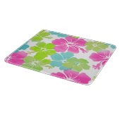 PixDezines retro hibiscus Snijplank (Hoek)