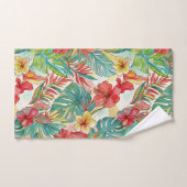 PixDezines Rétro Hyper H2 Hawaii Floral Feuillage (Serviette à main)