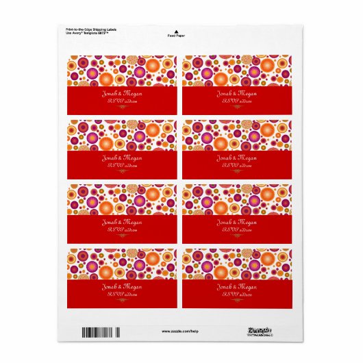 PixDezines Retro Kerst Ornamenten/DIY achtertuin Etiket (Full Sheet)