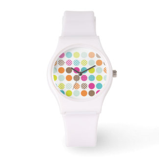 PixDezines retro stippen Horloge