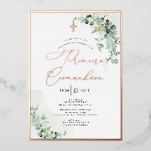 PixDezines Roos Gold Eucalyptus Primeira Comunhão