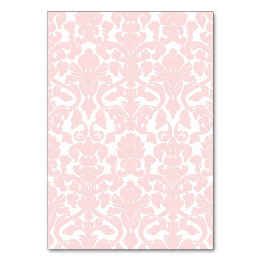 PixDezines rose flora damask tente carte place (Dos)