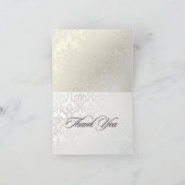 PixDezines Rossi Damask, bedankt kaarten (Binnen)