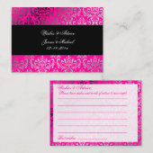 PixDezines Rossi Damask, Cartes de conseil (Devant / Derrière)