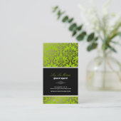 PixDezines  rossi damast/doe-het-zelf achtergrond Visitekaartje (Staand voorkant)