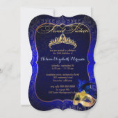 PixDezines Rossi Sweet 16 Masquerade/DIY bckgrnd Kaart (Achterkant)