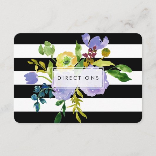 PixDezines routefloral mitzvah/DIY bckgrnd Informatiekaartje (Voorkant)