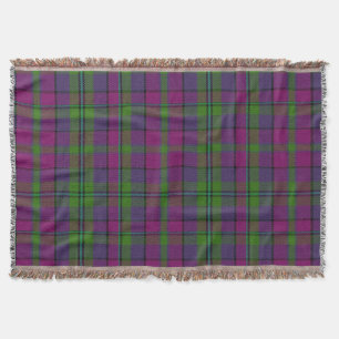 PixDezines Royal Clan Tartan Roze+Paars Deken
