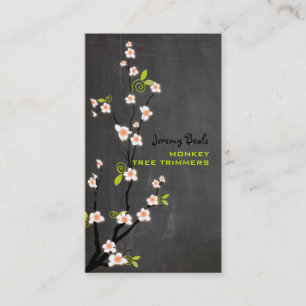 PixDezines roze kersenbloesems♥♥ Visitekaartje