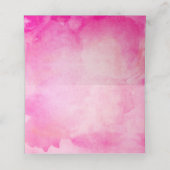 PixDezines Roze Waterverf Bat Mitzvah (Binnenkant ongevouwen)