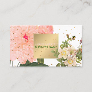 PixDezines Rozen/Illustratie/Redoute Visitekaartje