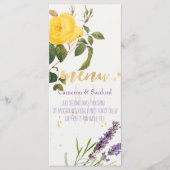 PixDezines  Rozen/Lavendel/Menu Menu (Voorkant)