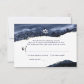 PixDezines RSVP Aquarelle Agate Bar Mitzvah ✡ (Dos)