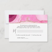 PixDezines RSVP Aquarelle Agate Bat mitzvah ✡ (Dos)