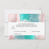 PixDezines RSVP aquarelle couleur bloc bleu+blanc (Dos)