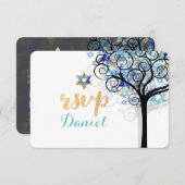 PixDezines rsvp arbre de vie Bat mitzvah (Devant / Derrière)