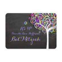 PixDezines rsvp arbre de vie Bat mitzvah